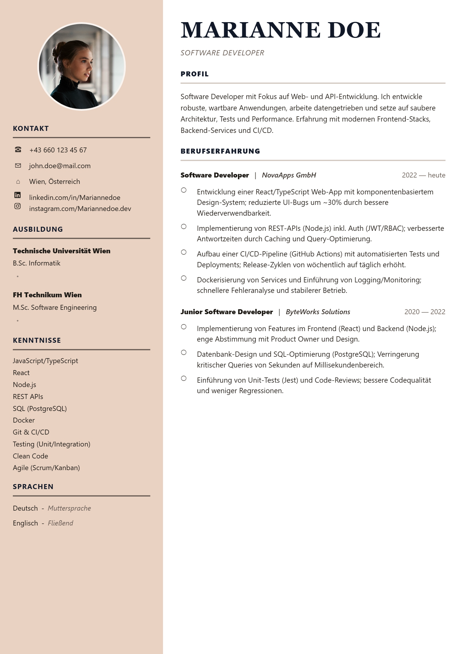 Seine Template Preview